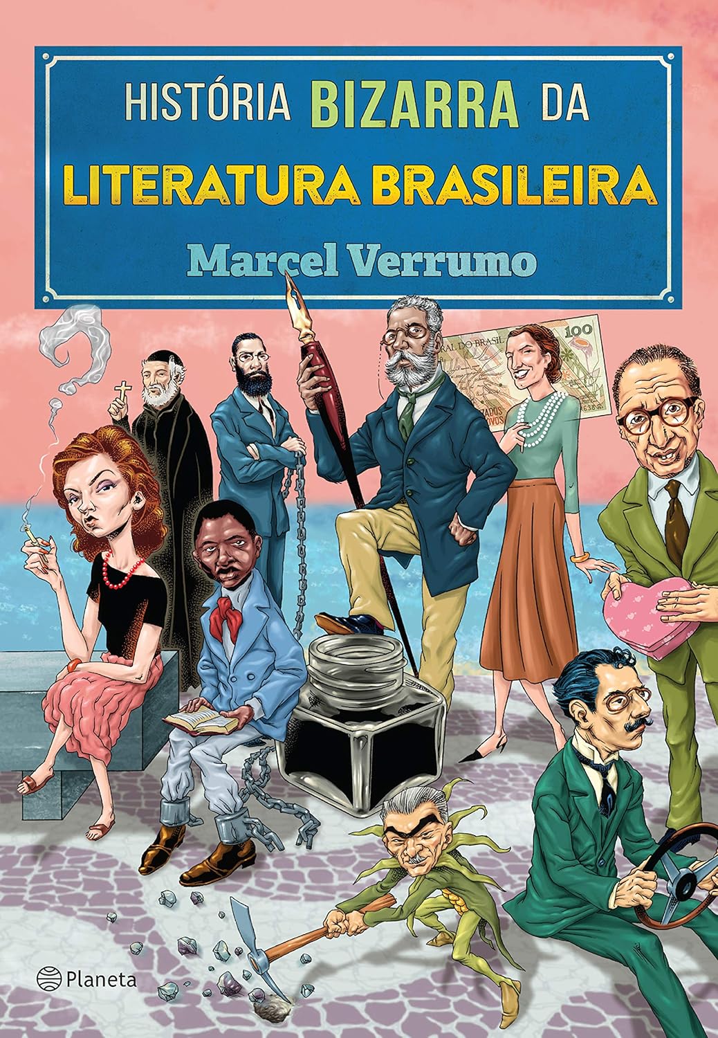 História bizarra da literatura brasileira